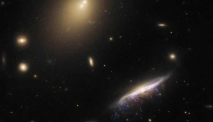 Galactic jellyfish discovered by Hubble Telescope